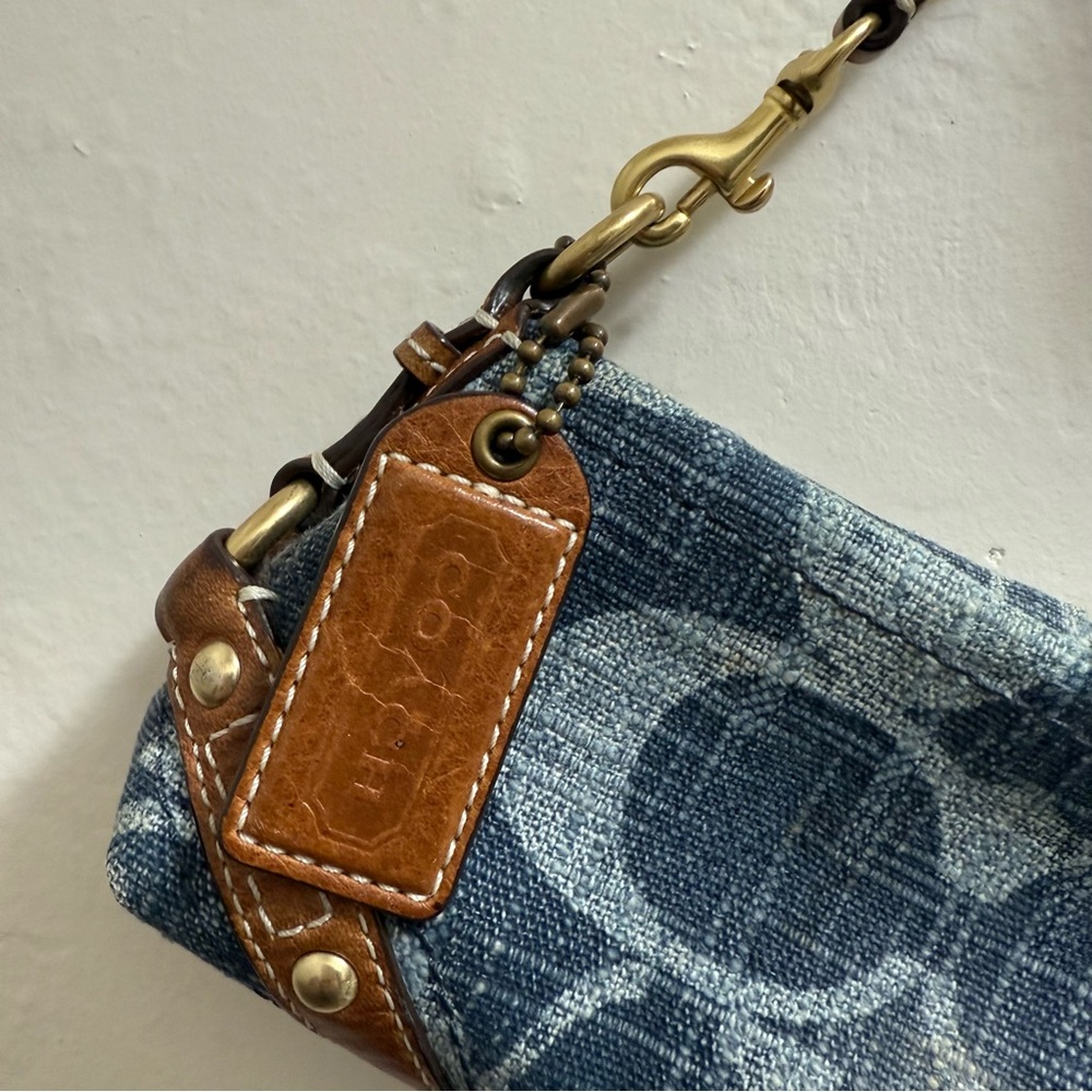 y2k coach denim mini bag - Picture 2 of 5